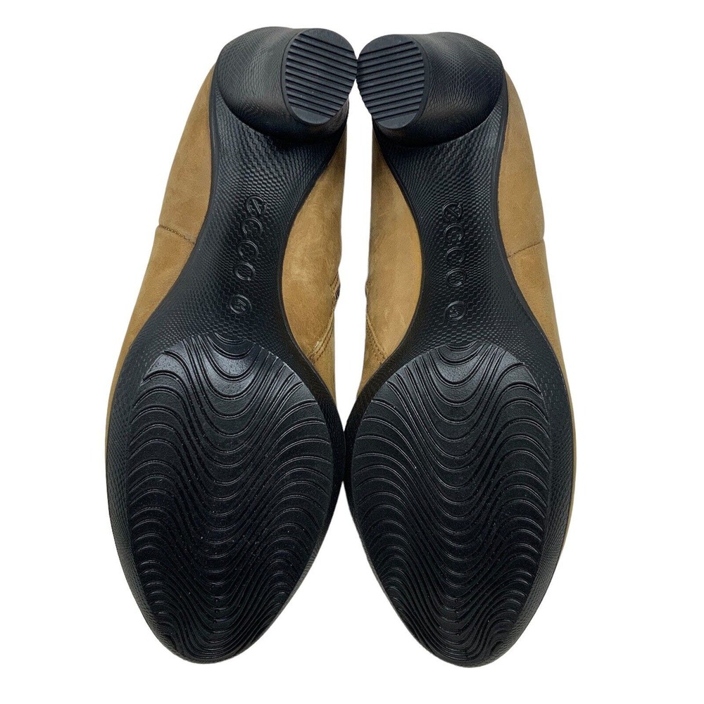 Ecco Womens Size EU 41 US 10 - 10.5 Brown Leather‎ Suede Ankle Boots Booties - Picture 10 of 12